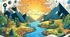 Vocabulary Box "GEOGRAPHICAL OUTLOOK" (comprehensive interactive card, featuring essential nouns and verb phrases for advanced learners)