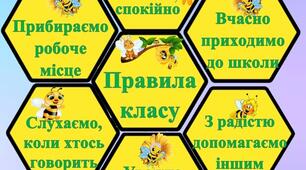 Оформлення класної кімнати "Правила класу"