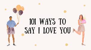 Англійська мова | 101 ways to say I LOVE YOU