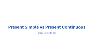 Тест Present Simple vs Present Continuous