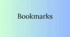 Методичний матеріал "Bookmarks"