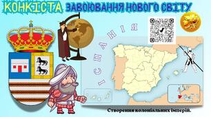 Конкіста - завоювання Нового світу. Створення колоніальних імперій. Презентація 8 клас