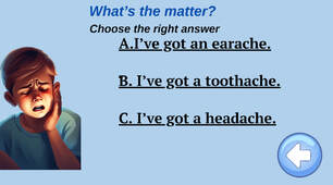 Інтерактивна гра  What's the matter? (Smart Junior 4 unit 7)