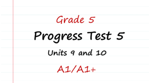 Prepare 5. Progress test 5 (Units 9 and 10)