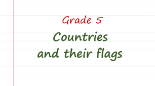 Prepare 5. Countries and their flags. Робочий аркуш