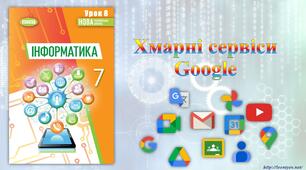 7 клас 8 урок НУШ. Хмарні сервіси Google