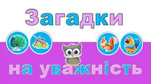 Інтерактивна гра "Загадки на уважність".