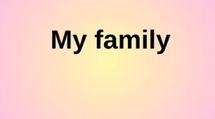 Флеш-картки "My family"