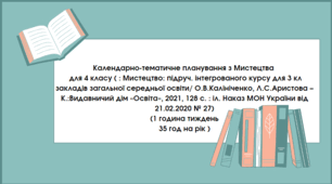 КТП Дизайн і технології 4клас (І семестр)