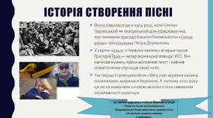 Патріотичні пісні літературного походження. Степан Чарнецький «Ой у лузі червона калина…».