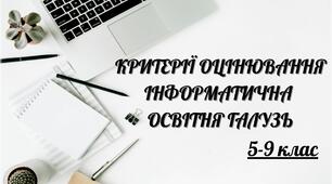 Критерії оцінювання навчальних досягнень учнів з інформатики 7-9 класи 2024/2025 н.р.
