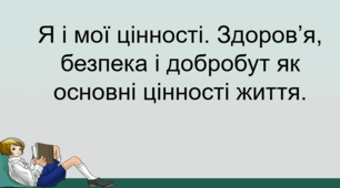 Розділ 1. Вступ. Я і мої цінності. Здоров’я, безпека і добробут як основні цінності життя. Зміни, які відбуваються під час переходу в основну школу.