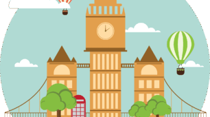 London stickers. FREE