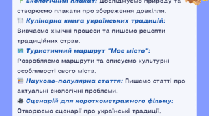 🔬🎨 Детальні STEAM-завдання для школярів з інтеграцією української мови