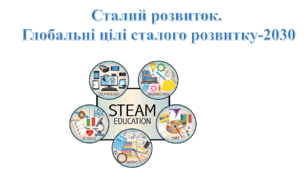 STEM 7 клас. Урок 2. Сталий розвиток.  Глобальні цілі сталого розвитку-2030