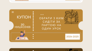 Мотиваційні купони для учнів 1-7 класів. Нова шкільна валюта - нушкоїн.