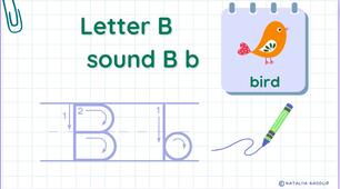 STREAM ABC Reading. Lesson 7: Introduction to Letter B and Sound B b