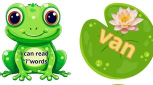 Тренажер для читання односкладових слів(закритий склад) CVC Words Reading