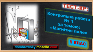 Контрольна робота за темою: «Магнітне поле»