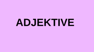 Картки для затренування Adjektive