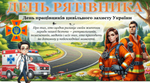 Презентація "День рятівника"+конспект