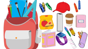 Лепбук, проектна робота "My schoolbag"
