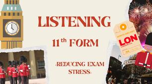 Listening and Vocabulary. «Reducing Exam Stress»: 7 Tips » Карпюк 11,   Unit 1. Being a Student.