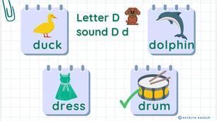 STREAM ABC Lesson 18: Exploring More with Letter Letter D and Sound D d