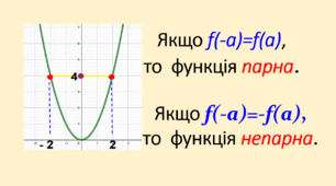  10-Б кл. Властивості функцій. Парна та непарна функція.