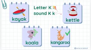 STREAM ABC Lesson 46: Exploring More with the Letter K sound K k