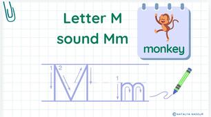 STREAM ABC Lesson 49: Introduction to the Letter M  sound M m