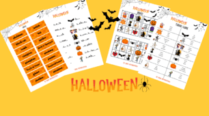Halloween Vocabulary Worksheet Pack
