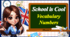 Презентація " School is Cool. Vocabulary. Numbers. Unit 1, Lesson 6 "