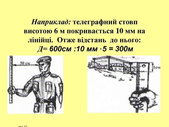 Презентація. Визначення дальності до цілі
