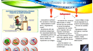 Оформлення кабінету інформатики