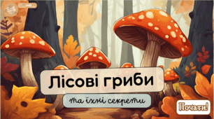 Презентація зі швидкочитання "Лісові гриби"🍄‍🟫