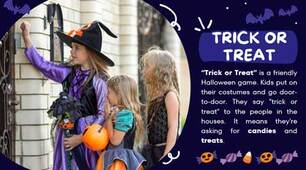 Презентація, онлайн-урок на тему "Halloween Хеллоуїн" для 1-4 класів