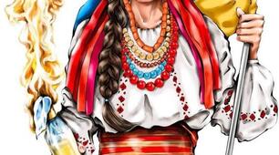 Наліпка на двері "Ми українці"
