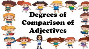 Degrees of comparison of adjectives - це ступені порівняння прикметників.