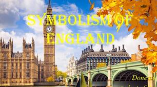 Презентація англійською мовою "Symbolism of England" (Аlag, coat of arms, patron saint of England) (Символіка Англії)