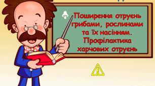 Презентація "Поширення отруєнь грибами, рослинами та їх насінням. Профілактика харчових отруєнь"