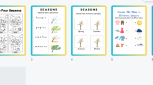 Seasons (Activity book). Пори року