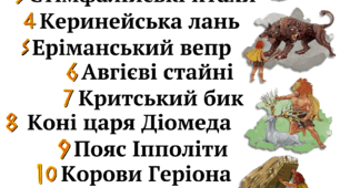 Постер / плакат "12 подвигів Геракла"