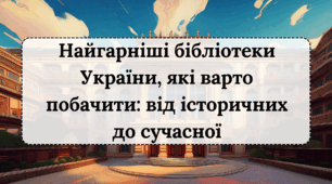 "Найгарніші бібліотеки України, які варто побачити: від історичних до сучасної" - презентація