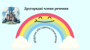 Презентація "Другорядні члени речення"