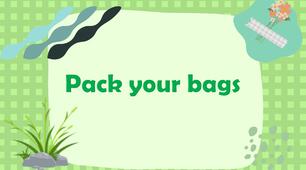 Презентація до підручника Full Blast 7 Module 3 a Family holidays. Pack your bags