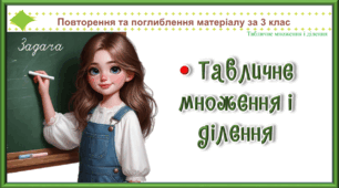Презентація до уроку математики для 4 класу на тему «Повторення множення і ділення. Урок 1»