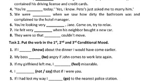 Test 3. Family relationship (1)