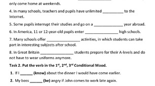 Test 1. Being a student.