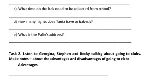 Listening Comprehension the 1st term test.